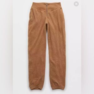 Aerie Sherpa Fleece Corset Jogger